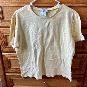 Talbots Soft Cream Tee